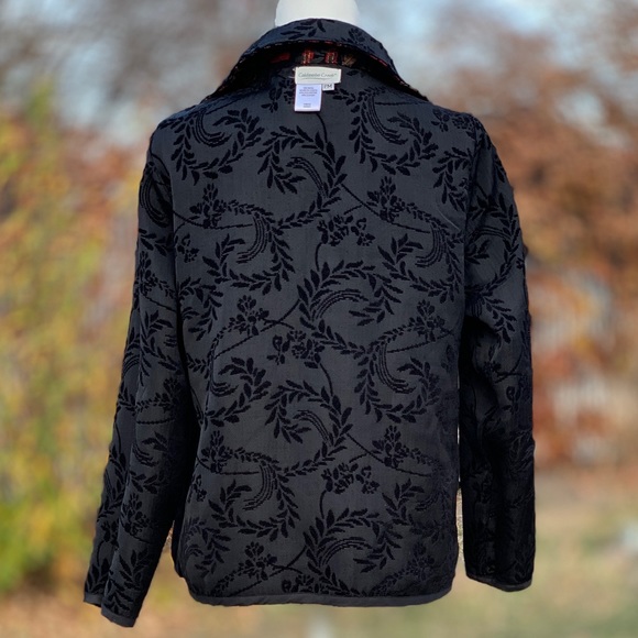 Coldwater Creek Reversible Velvet Jacket ~ Women’s PM - Picture 8 of 10